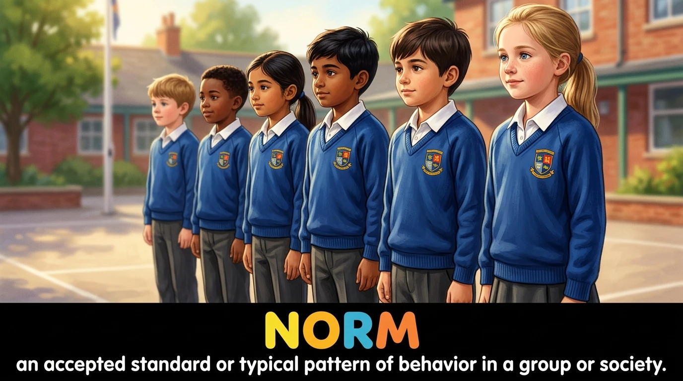 English Illustration for norm